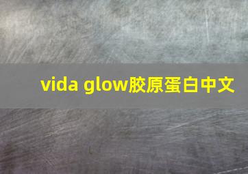 vida glow胶原蛋白中文